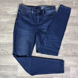 Talbots Flawless High Waist Jegging Ankle Skinny Jeans Dark Wash sz 2